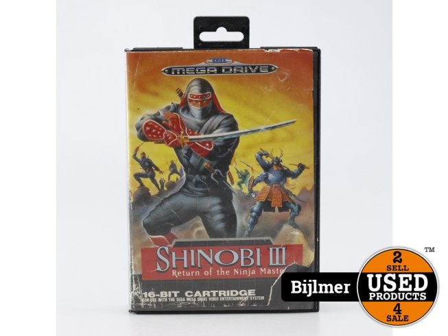 Sega Mega Drive: Shinobi 3 Return of the Ninja Master, Sega, Zo goed als nieuw, Support@sega.com, SEGA Corporation
1-1-1 Nishi-Shinagawa
Shinagawa-ku, Tokyo 141-0033
Japan