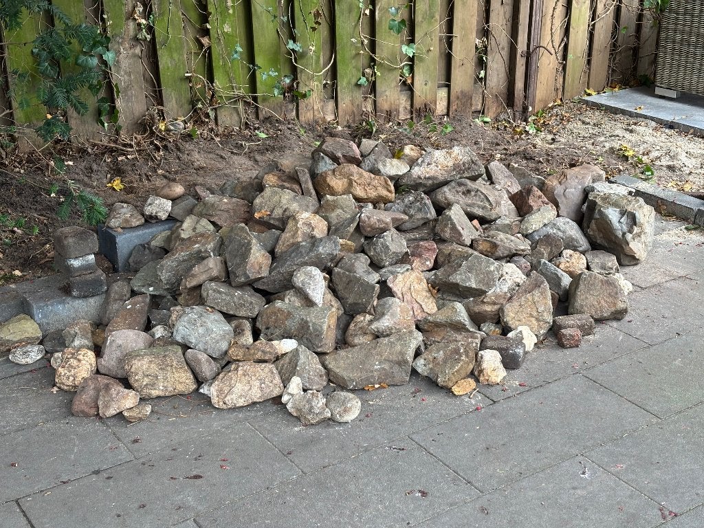 rotsen voor de tuin, Tuin en Terras, Ophalen, Zo goed als nieuw, Kei, Basalt