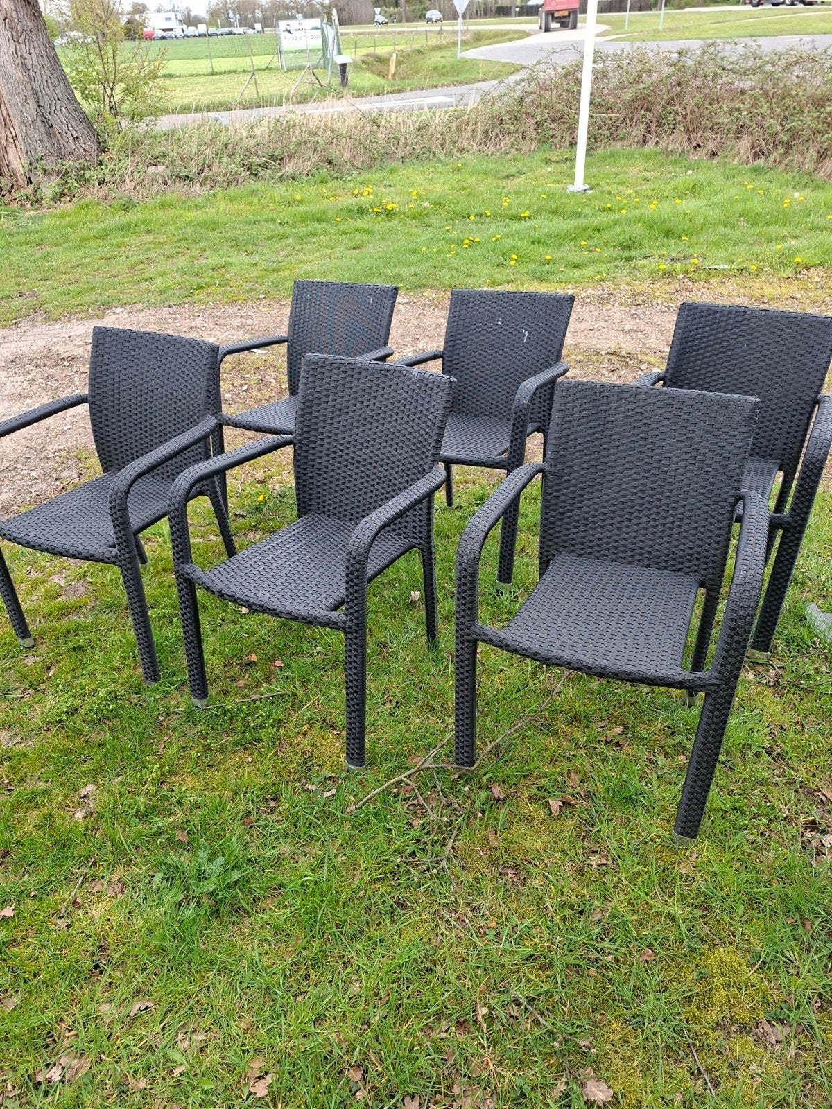 horeca terrasstoelen, Ophalen, Kunststof, Stapelbaar