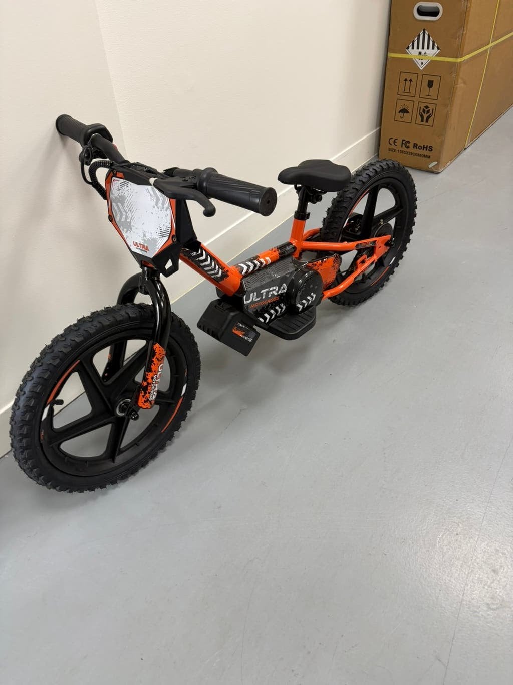 Elecktrische loopfiets 16” met gashandel 7 & 15km/h nieuw, Ultra, Ultra, Ophalen of Verzenden, Ultra
