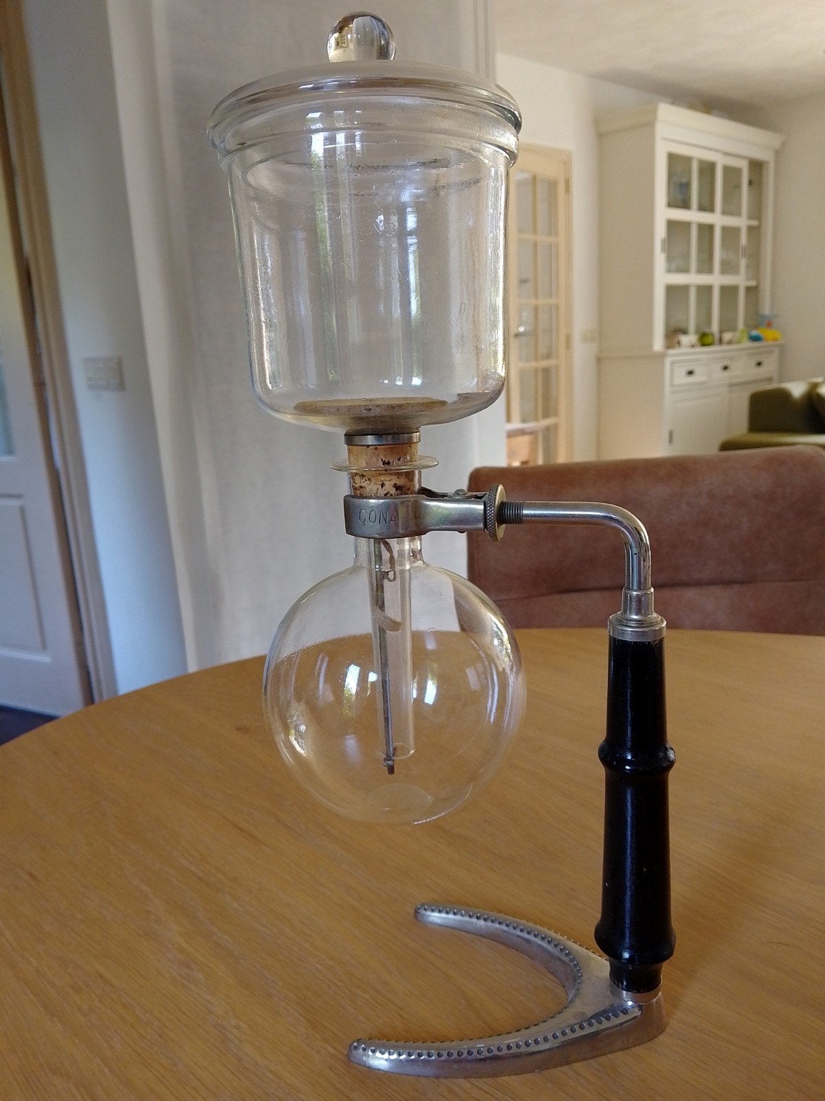 percolator d'Ancona, Ophalen