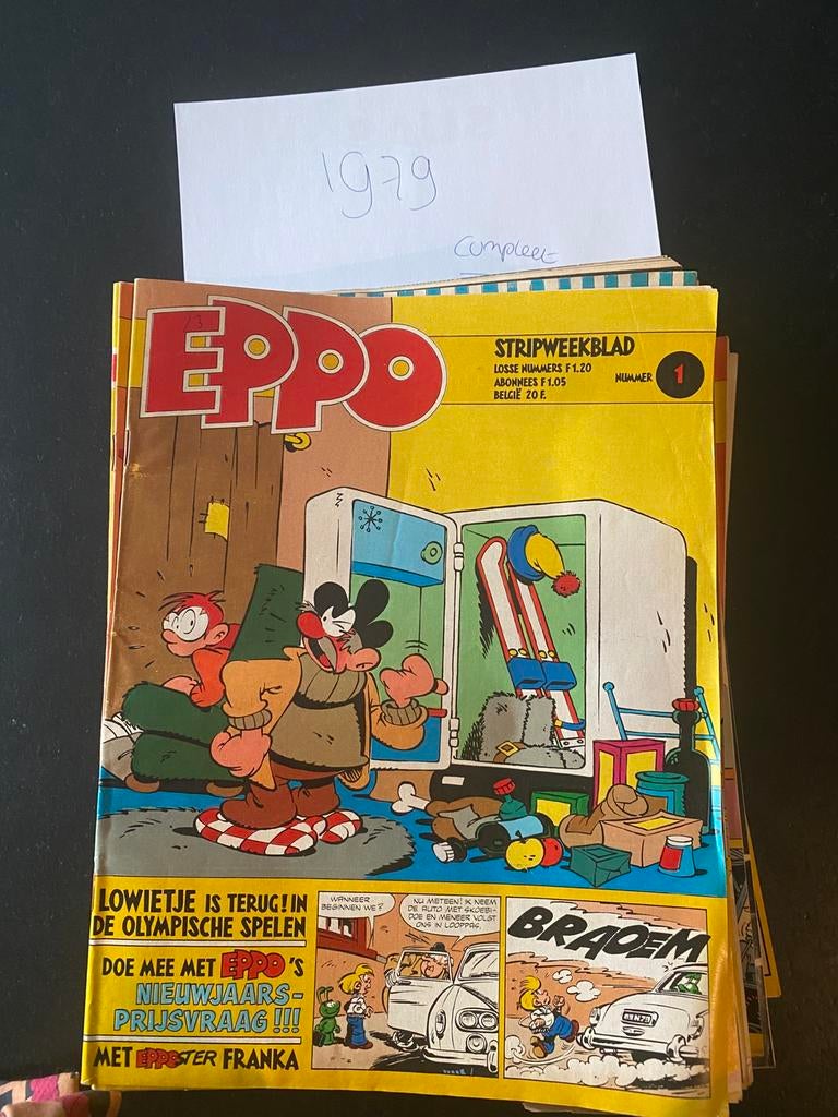 Compleet jaargang Eppo 1979, Boeken, Complete serie of reeks, Ophalen, Gelezen, Europa