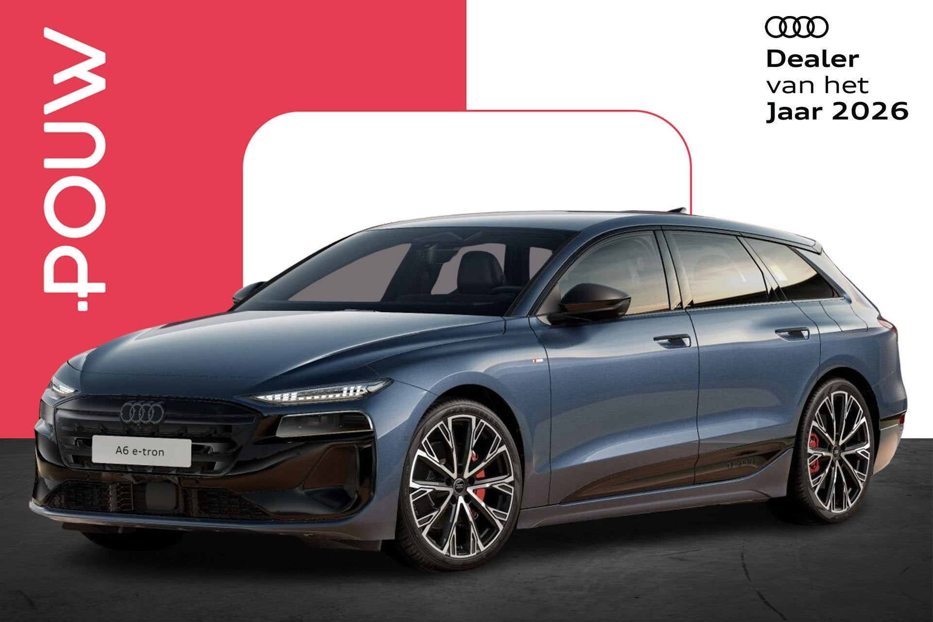 Audi A6 Avant e-tron S edition 367pk performance 100 kWh | V, Auto's, Automaat, 12 maanden, Achterwielaandrijving, Blauw
