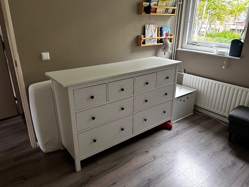 Hemnes commode, Huis en Inrichting, Kasten | Ladekasten, Ophalen, Gebruikt, 5 laden of meer, 150 tot 200 cm