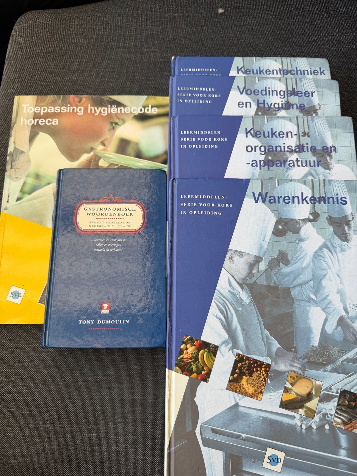 Kookboeken set: Hygiëne, Gastronomie & Koksopleiding, Ophalen of Verzenden, Zo goed als nieuw