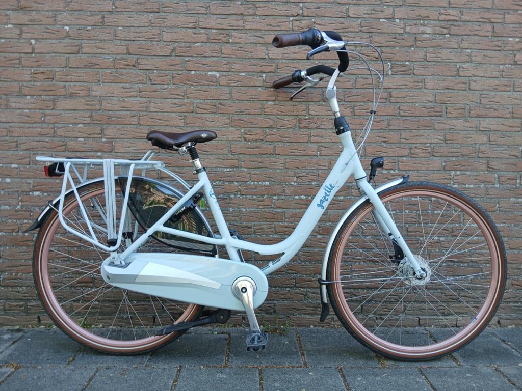 Als nieuw! Gazelle Bloom 49/28" moederfiets, Fietsen en Brommers, Fietsen | Dames | Moederfietsen, Ophalen, 47 tot 50 cm, Zo goed als nieuw