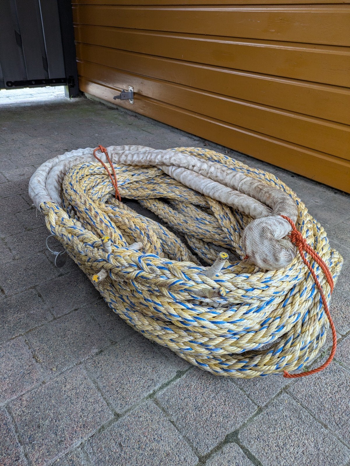 ORCA12 32mm 40m 12-strengs gevlochten polyester touw, Ophalen of Verzenden, Gebruikt, Lijn of Blok