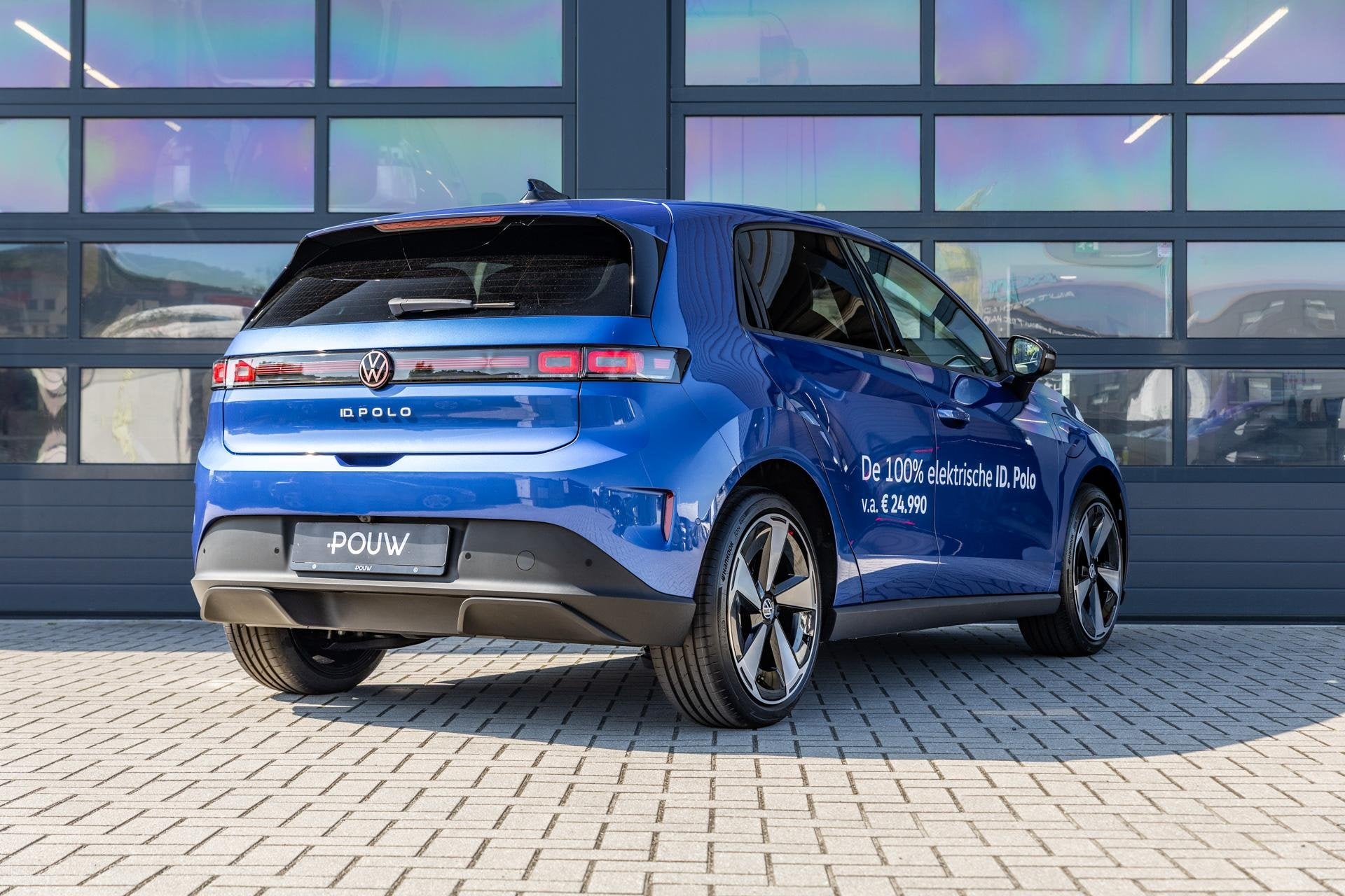 Volkswagen ID. Polo 211pk Style First Edition 52 kWh | 19" V, Auto's, Volkswagen, 12 maanden, Stof, Blauw, 1476 kg