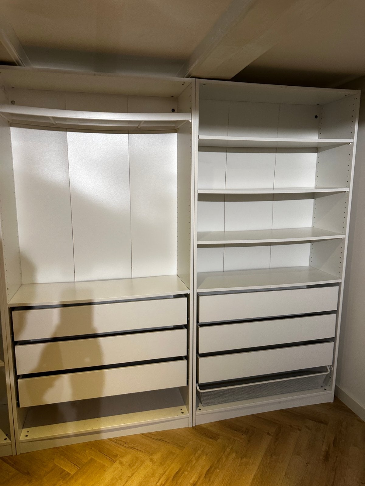 IKEA PAX kledingkasten – 3x 100x35x201 cm - wit, Huis en Inrichting, Ophalen, Zo goed als nieuw