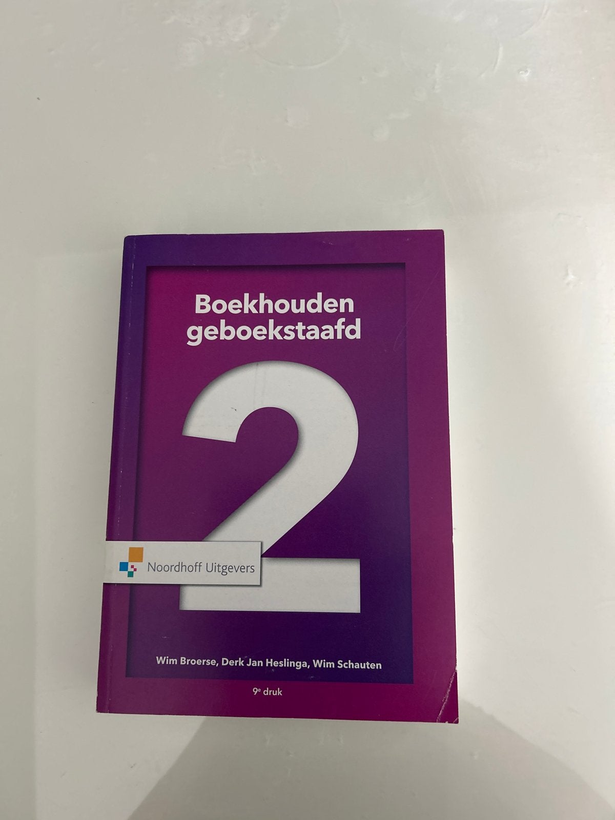 Boekhouden Geboekstaafd 2 - 9e druk (Wim Broerse e.a.), Ophalen of Verzenden, Gamma, Zo goed als nieuw, Overige niveaus