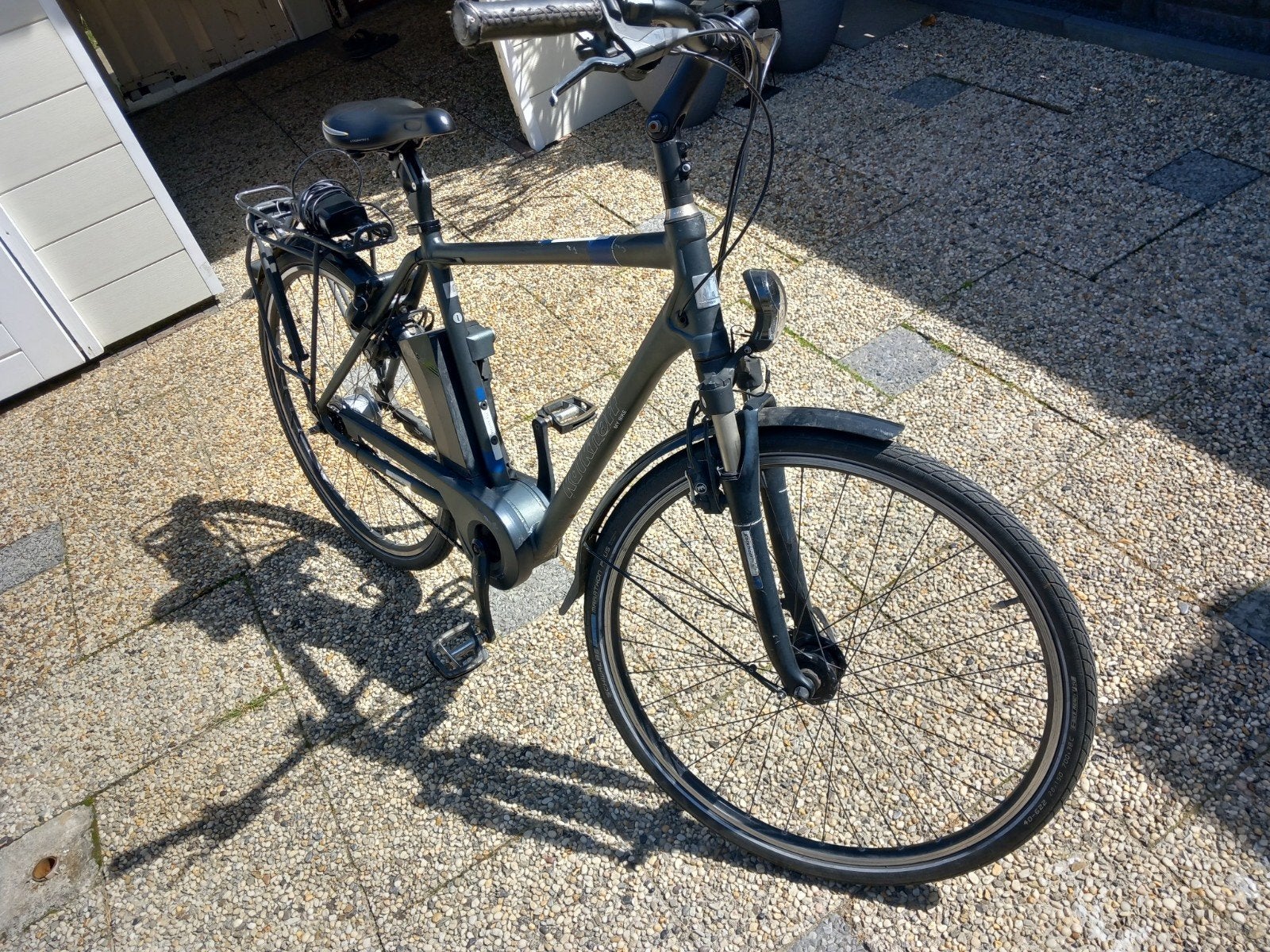 heren fiets kalkhoff electrische 100%goed, Ophalen of Verzenden, Zo goed als nieuw, Minder dan 10 versnellingen, Overige merken