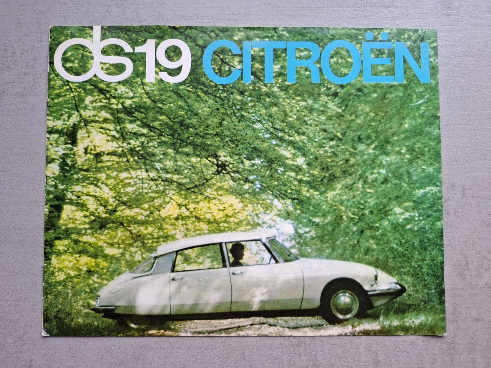 Citroën DS 19 brochure - 1963, Ophalen of Verzenden, Gelezen, Citroën