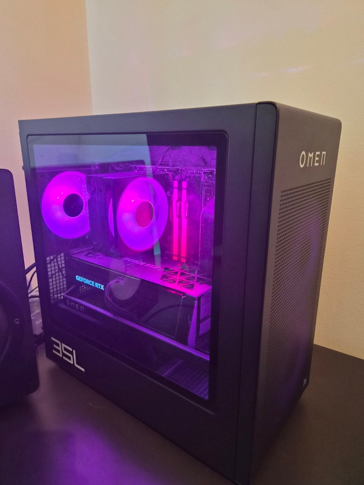 HP OMEN 35L Gaming PC i7-14700F RTX 4070 Ti SUPER, Ophalen, 32 GB, HP OMEN, Intel Core i7-14700F