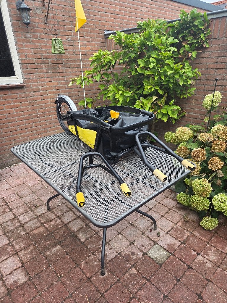 Topeak Journey TX + Waterdichte tas met nieuwe steekas., Fietsen en Brommers, Fietsaccessoires | Aanhangers en Karren, Ophalen