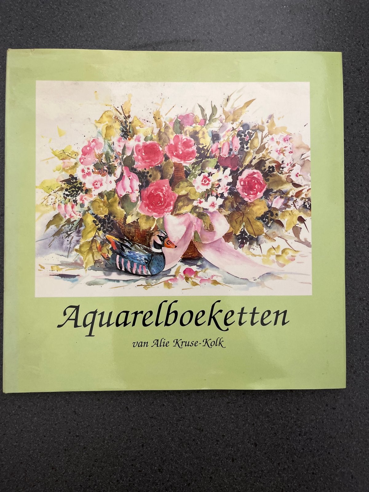 Aquarelboeketten van Alie Kruse-Kolk, Hobby en Vrije tijd, Ophalen of Verzenden, Zo goed als nieuw, Waterverf