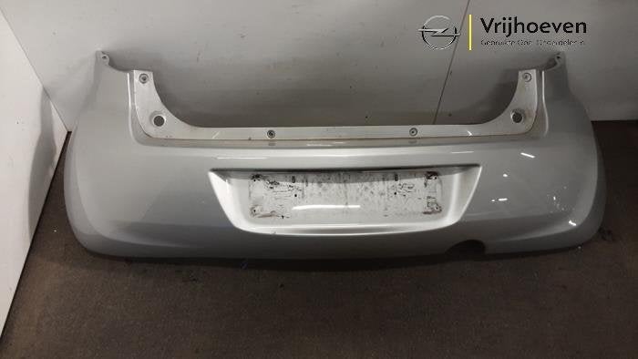 Achterbumper van een Opel Agila (Agila 08-) (ZCCA), Gebruikt, -, -, Opel