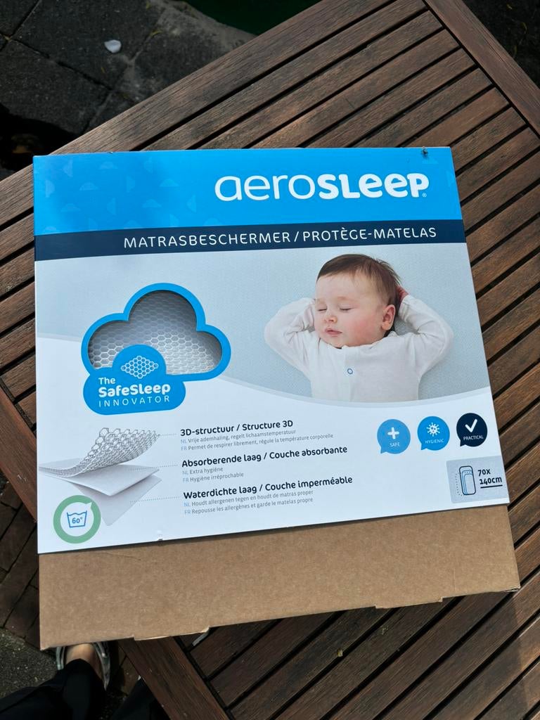 Earosleep matrasbeschermer peuterbed nieuw, Kinderen en Baby's, Kinderkamer | Bedden, Ophalen of Verzenden, Nieuw, 140 tot 160 cm