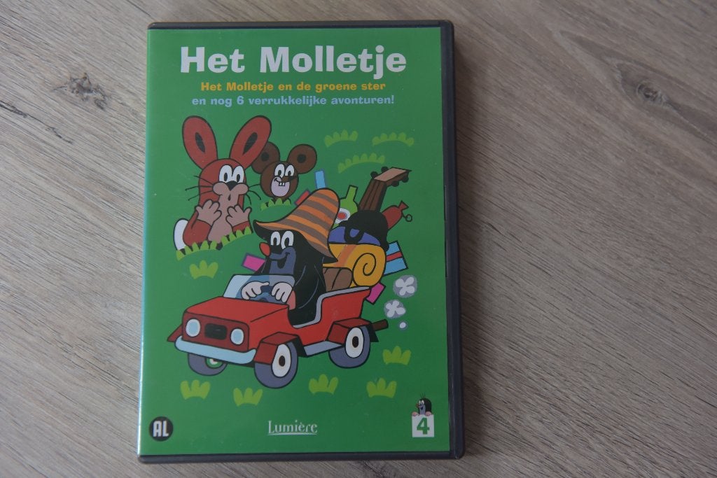 HET MOLLETJE - HET MOLLETJE EN DE GROENE STER, Tekenfilm, Verzenden, Zo goed als nieuw, Alle leeftijden