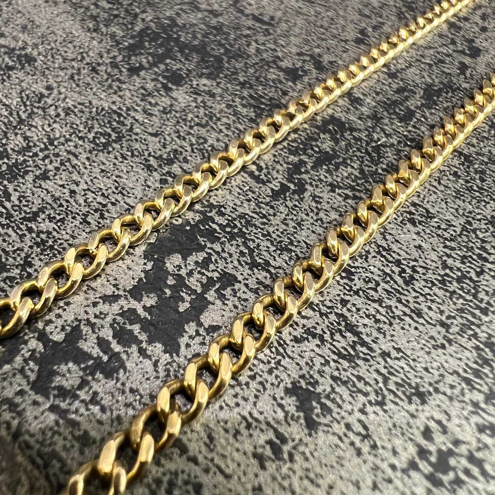 14k gouden ketting massief gourmet schakel, Sieraden, Tassen en Uiterlijk, Kettingen, Ophalen of Verzenden, Zo goed als nieuw