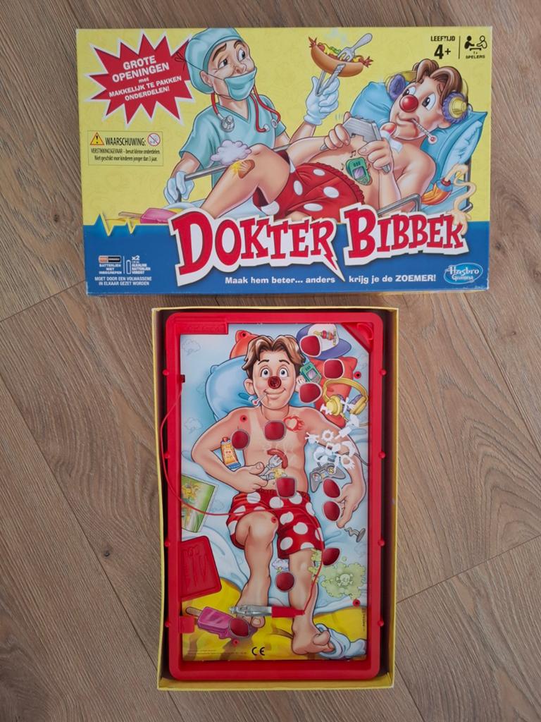 Dokter Bibber spel - Klassiek gezelschapsspel voor kinderen, Hobby en Vrije tijd, Gezelschapsspellen | Bordspellen, Een of twee spelers