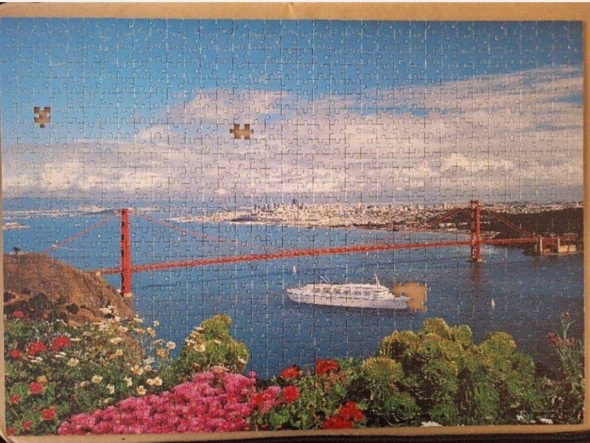 legpuzzel 1000 stukjes, Verzenden, 500 t/m 1500 stukjes, Gebruikt, Legpuzzel