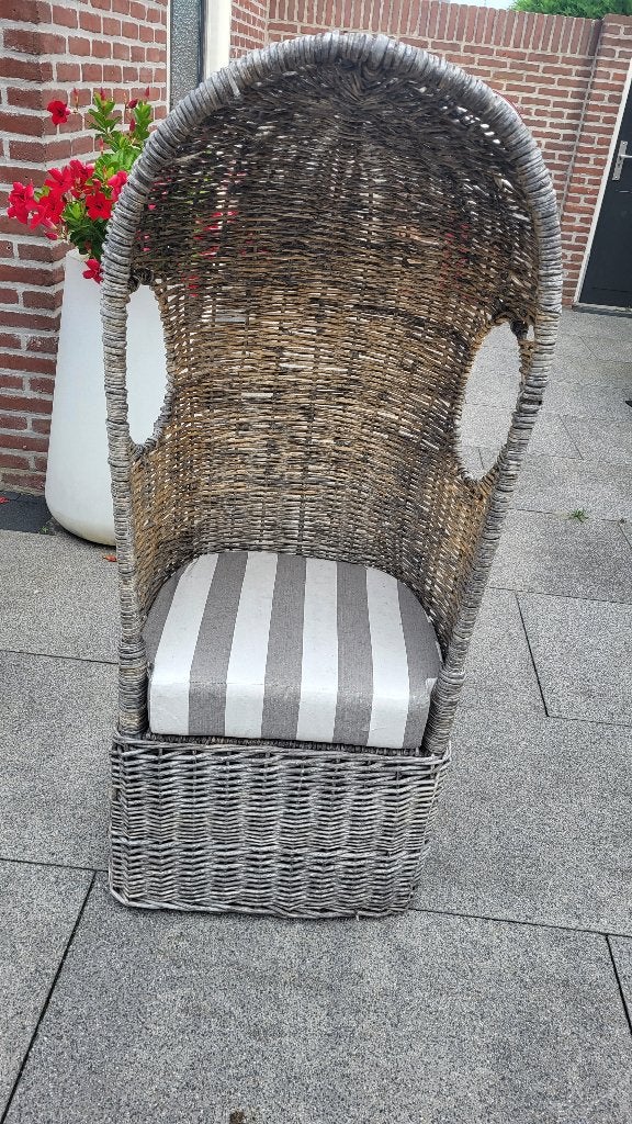 Kinder strandstoel, Ophalen, Gebruikt, Rotan