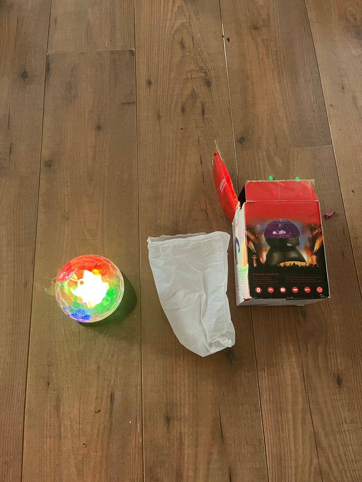 LED Discolamp - Feestverlichting voor elke gelegenheid, Ophalen of Verzenden, Zo goed als nieuw, Feestartikel, Verjaardag