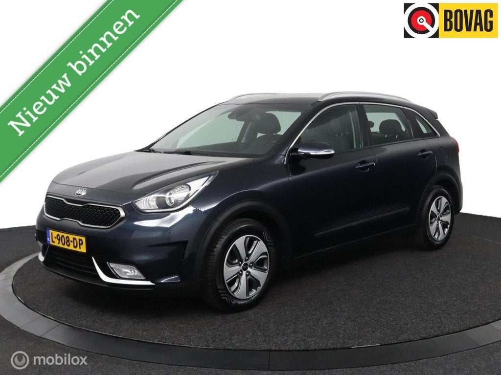 Kia Niro 1.6 GDi Hybrid ComfortLine 141pk, Auto's, Stof, Euro 6, Blauw, 1390 kg