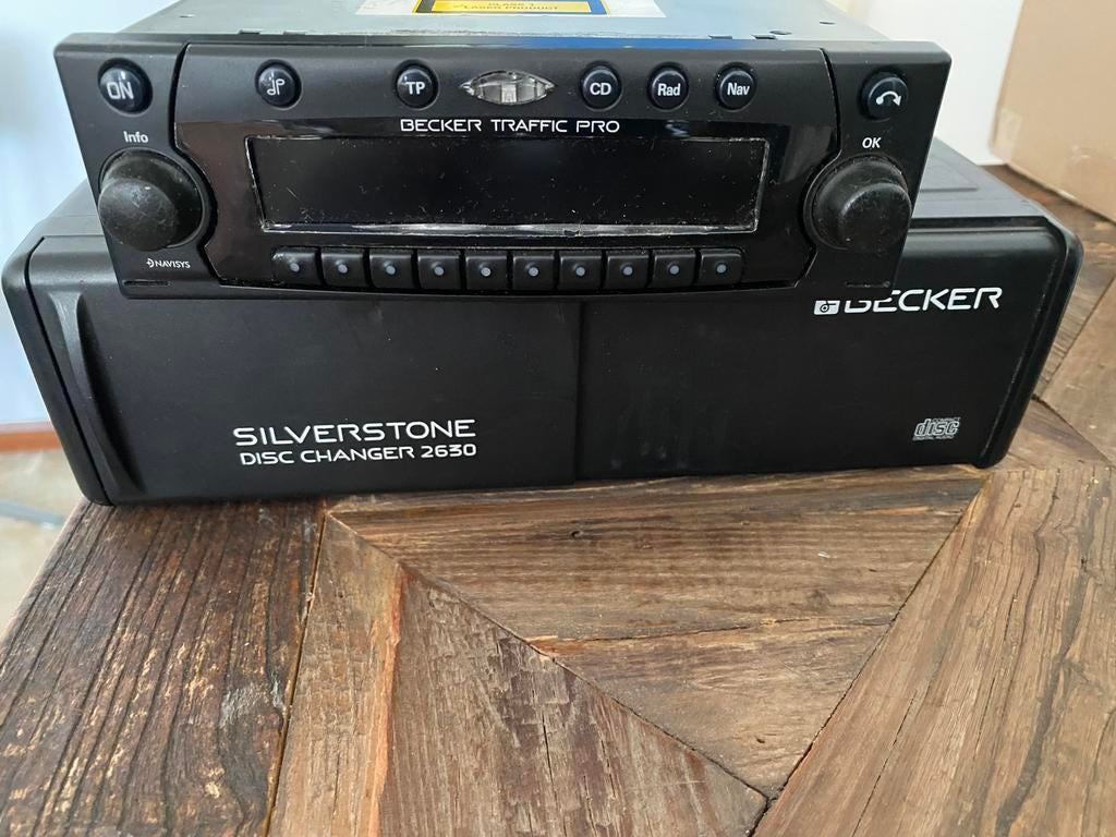 Becker Traffic Pro &  cd changer.(zie omschrijving)., Ophalen of Verzenden, Zo goed als nieuw