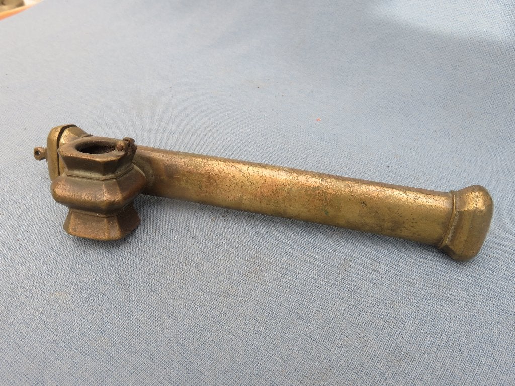 Schrijfkoker met inktpot in koper  – India 19e eeuw, Antiek en Kunst, Antiek | Koper en Brons, Ophalen of Verzenden, Koper
