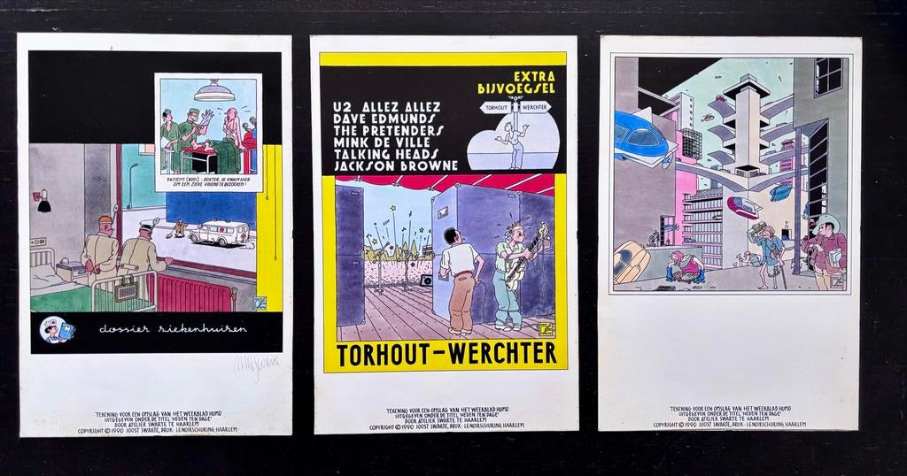 Joost Swarte prints, Ophalen of Verzenden, Zo goed als nieuw
