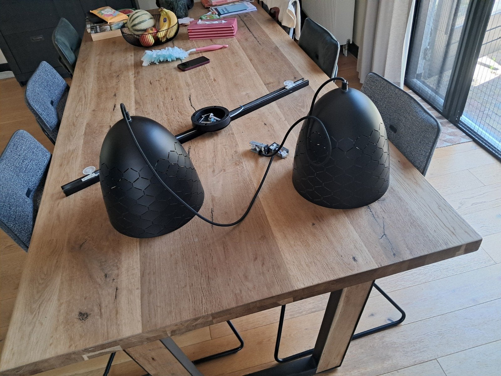 Moderne hanglampen met lightswing ophangsysteem, Ophalen, Gebruikt, Modern, Industrieel, E27 (groot)