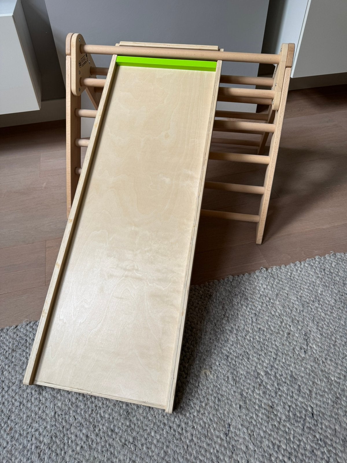Houten klimrek met glijbaan, als nieuw, Ophalen, Zo goed als nieuw, Overige typen