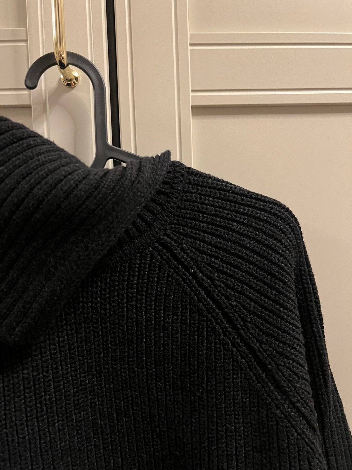Zara trui sweater S M nieuw gebreid wol mooie kraag zwart, Ophalen of Verzenden, Nieuw, Maat 38/40 (M), Zwart