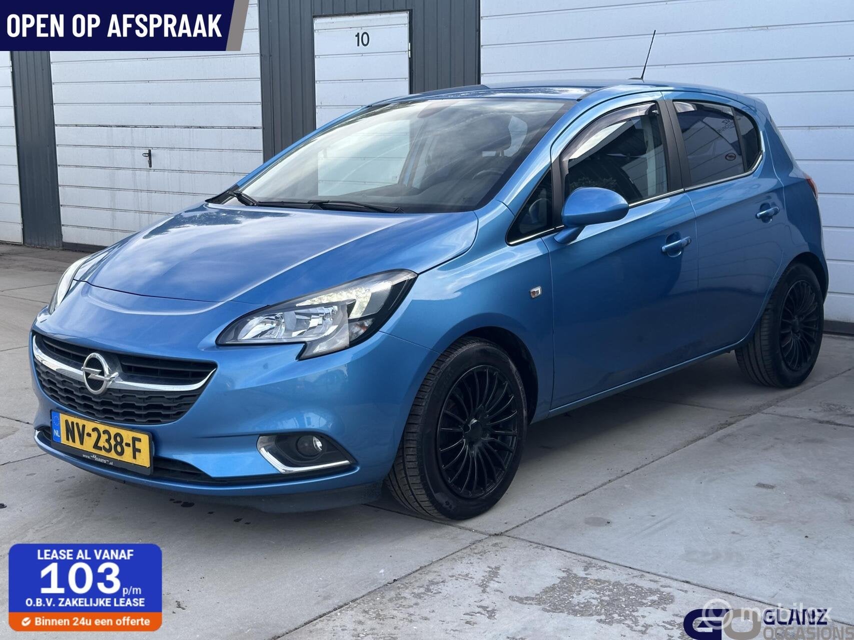 Opel Corsa 1.0 Turbo Innovation, Auto's, Voorwielaandrijving, Gebruikt, Euro 6, Blauw