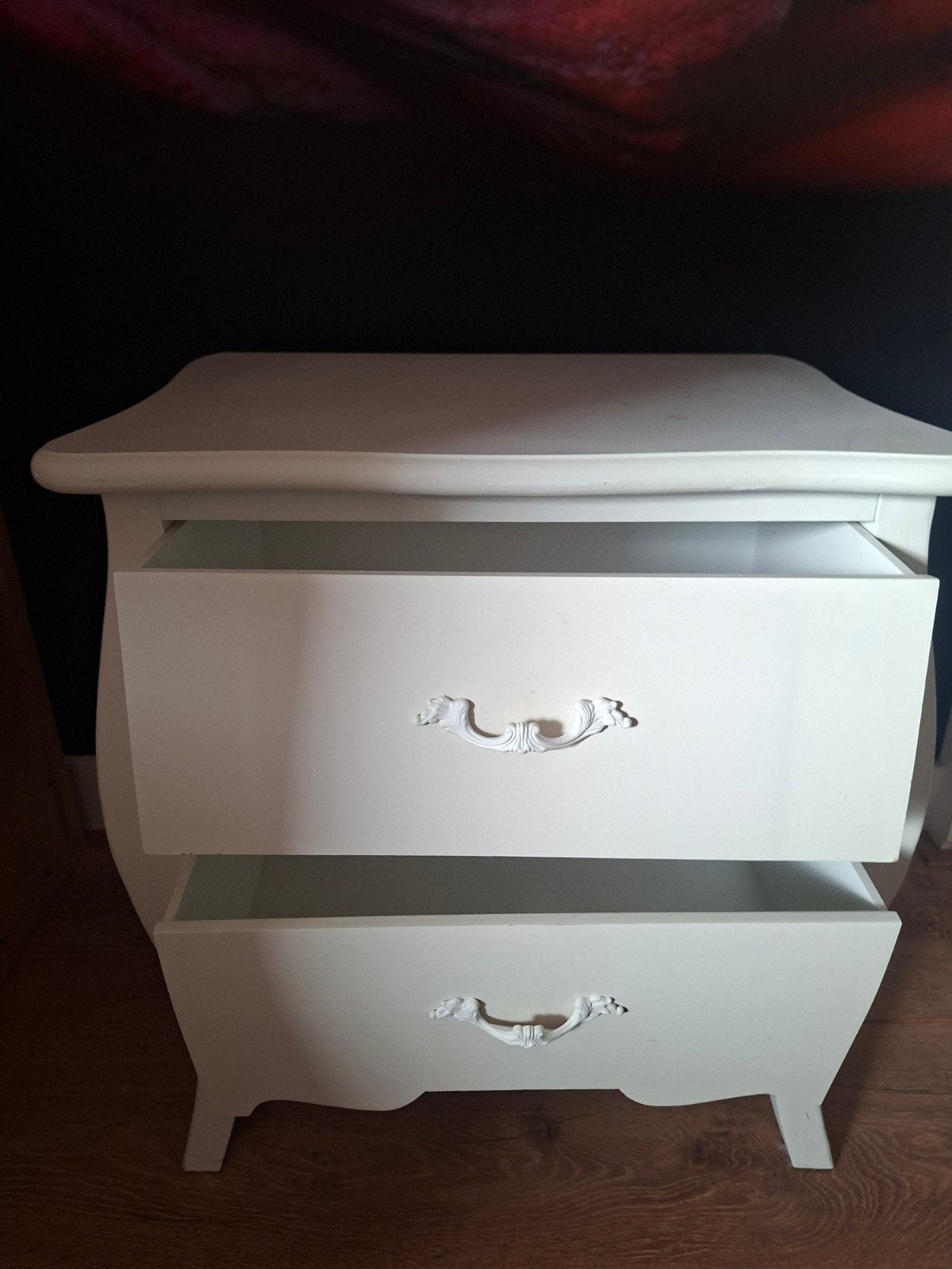 2 Nachtkastjes met lichte gebruikssporen - H60 B52/55 D40, Ophalen, Gebruikt, 45 tot 65 cm, 55 tot 70 cm