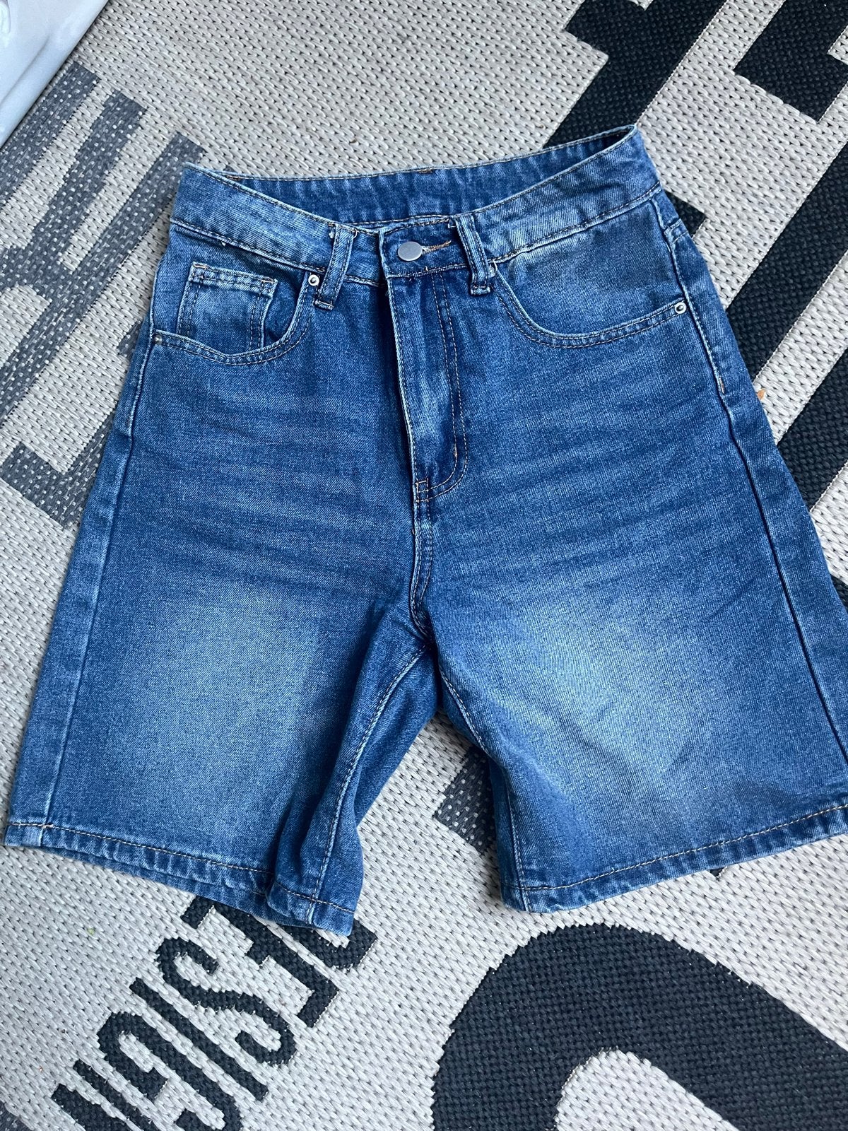 Spijker Jort maat S, Ophalen, Kort, Blauw, Maat 36 (S)