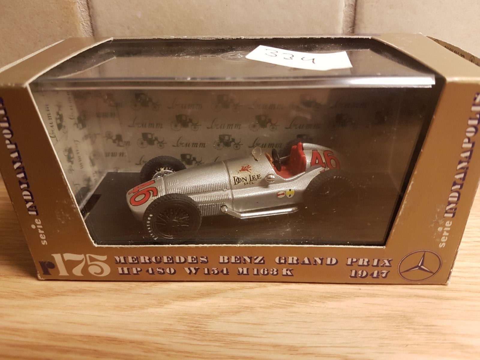 f1 brumm mercedes benz GP w154 M163K 1947, Hobby en Vrije tijd, Modelauto's | 1:43, Ophalen of Verzenden, Zo goed als nieuw, Auto