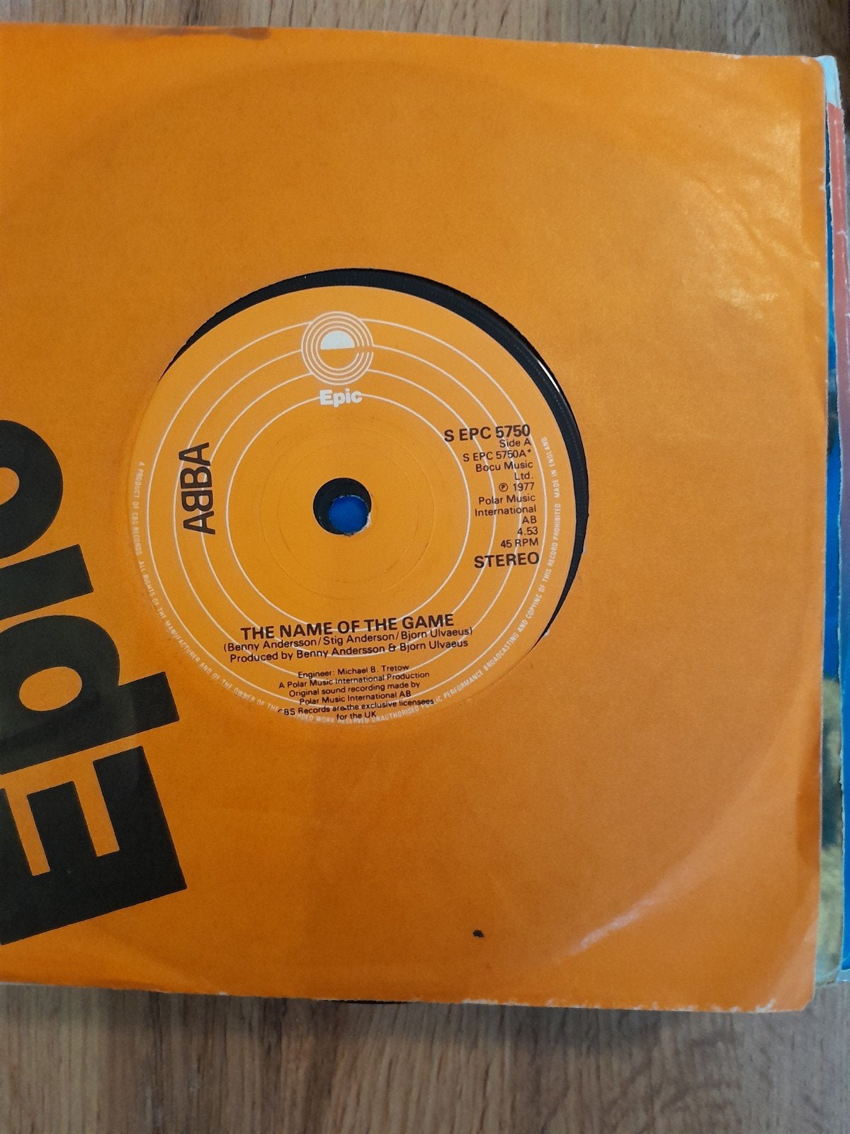 ABBA 7inch the name of the game, Ophalen of Verzenden, Zo goed als nieuw, Pop