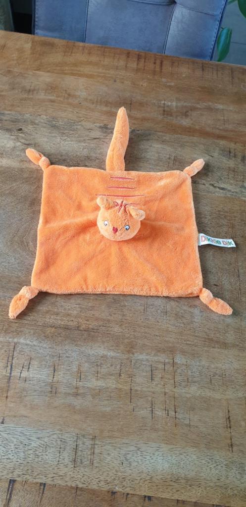 Net Dikkie Dik Knuffeldoekje, Kinderen en Baby's, Speelgoed | Knuffels en Pluche, Oranje, Overige merken, Overige karakters, Ophalen of Verzenden