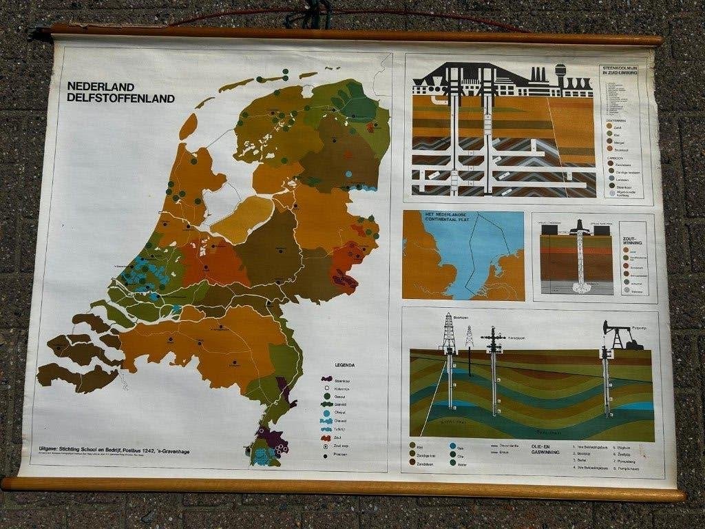 Nederland - delfstoffenland, Ophalen of Verzenden, Aardrijkskunde