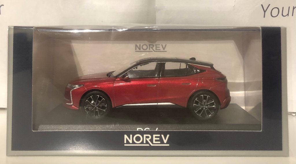 Norev 1:43 Citröen DS 4 2021 red velvet nieuw in display, Ophalen of Verzenden, Nieuw, Auto, Norev