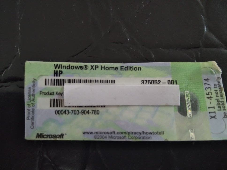 Microsoft Windows XP Home Edition HP OEM Licentie, Ophalen of Verzenden