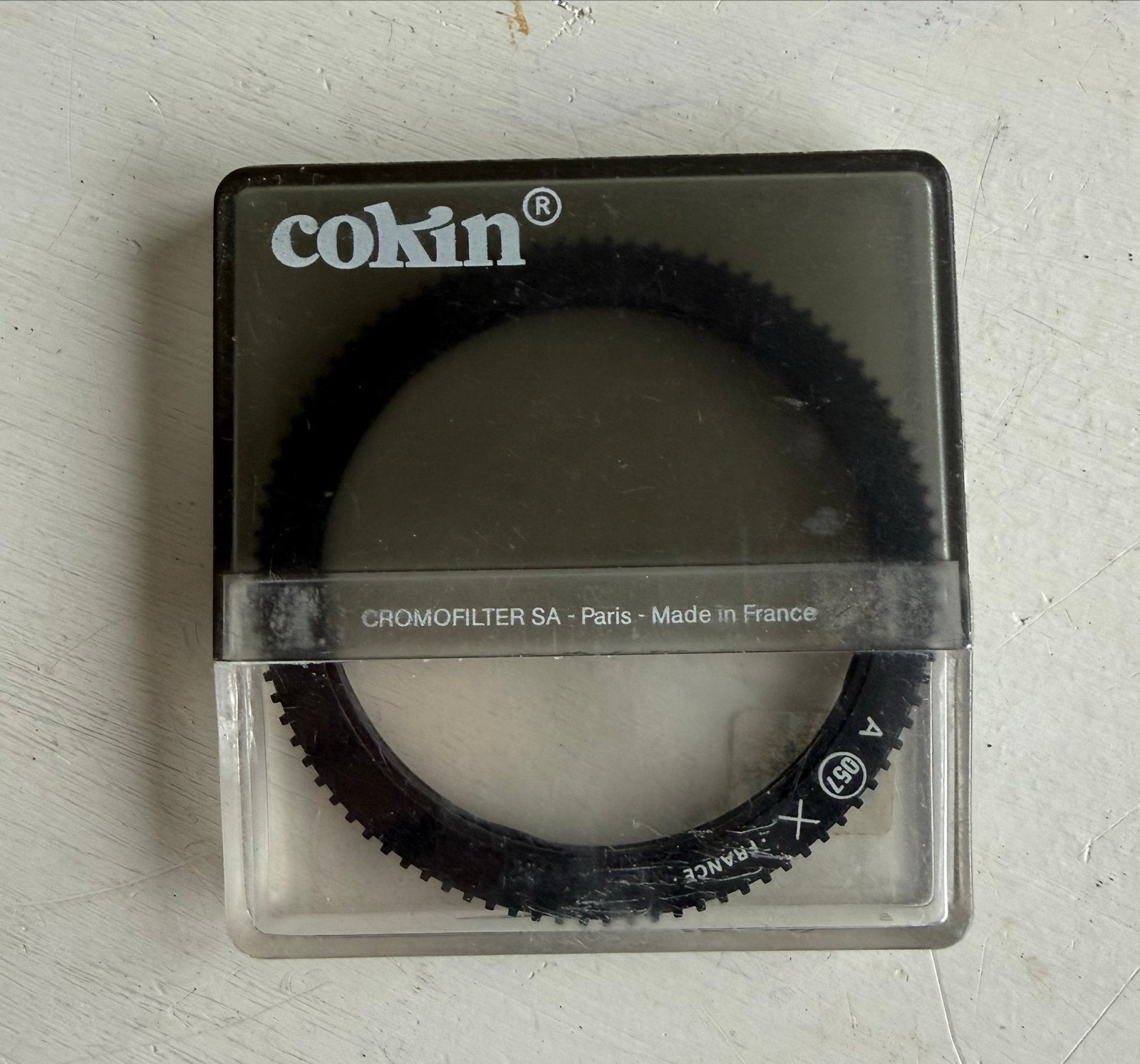 Cokin A (057) filter - Made in France, Gebruikt, Minder dan 50 mm, Inclusief opbergcase, Ophalen of Verzenden