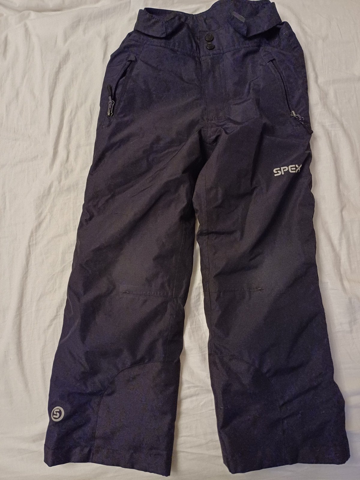 Skibroek zwart mt 122-128, merk: spex, Ophalen of Verzenden, Zo goed als nieuw, Broek
