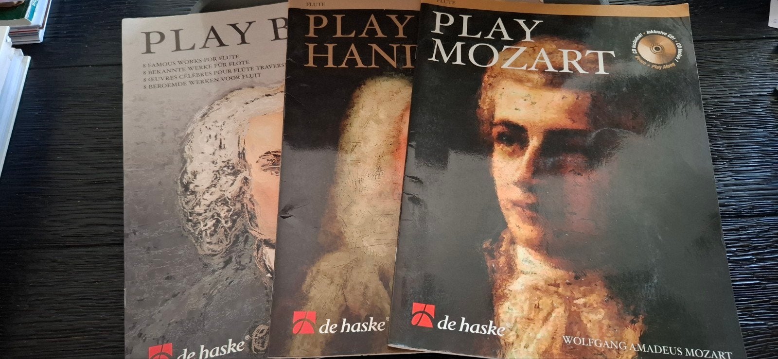 Play Bach, Handel, Mozart - Fluit/Oboe met CD's, Ophalen of Verzenden, Zo goed als nieuw, Instrument