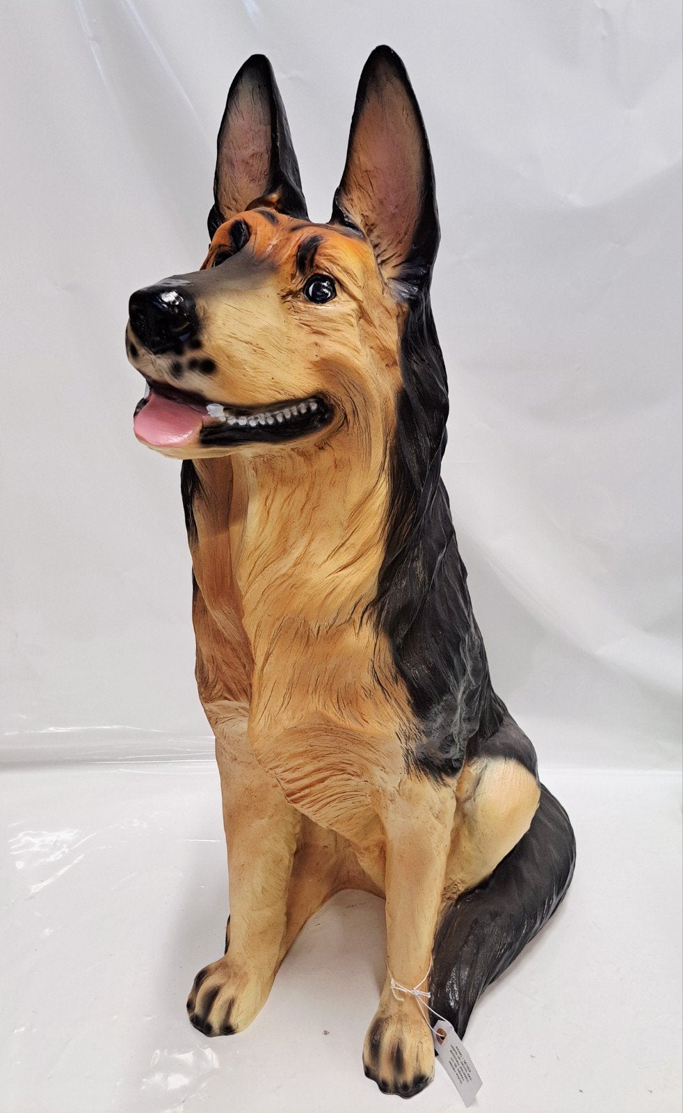 Polystone decoratie beelden voor binnen of buiten hond pauw, Ophalen