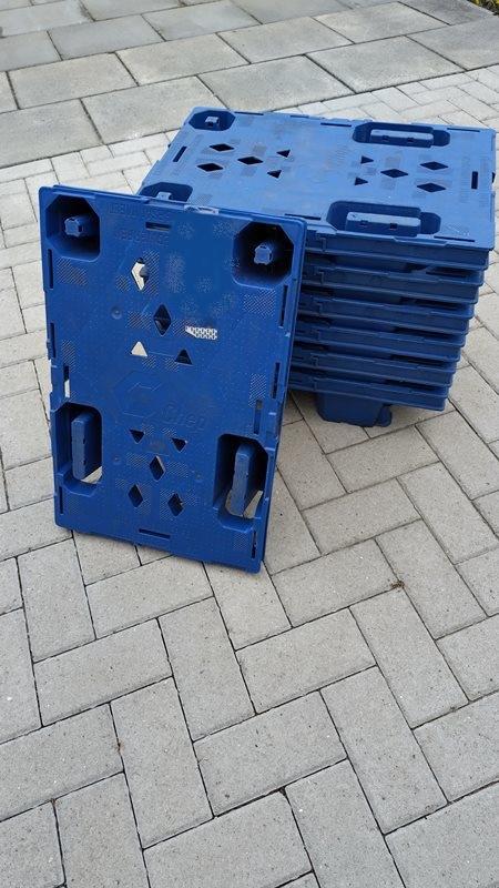 7 stuks kunsstof Display Pallets 60x40x15cm, Ophalen, Gebruikt, 40 tot 60 cm, Overige typen