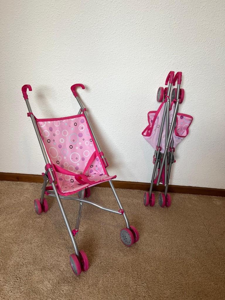 Wandelwagen / Poppenwagen -  Babypop /  Baby Born, Ophalen, Gebruikt, Babypop