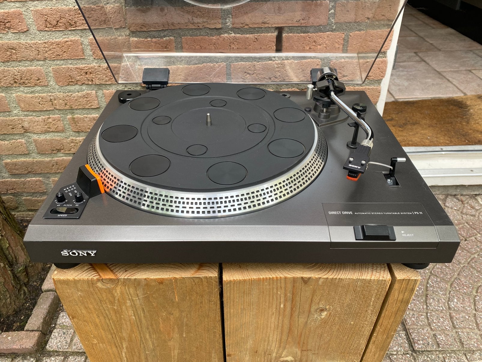 Sony PS-11 Direct Drive Automatic Platenspeler, Audio, Tv en Foto, Platenspelers, Gebruikt, Automatisch, Ophalen of Verzenden